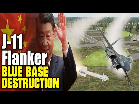 DCS | Su-27 SK (J11) F-15 Take down, SAM evasion on Growling Sidewinder PVP Server