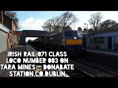Irish Rail 071 Class Loco Number 083 On Tara Mines - Donabate Station, Co. Dublin