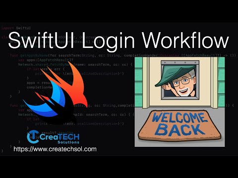 SwiftUI Login Screen Workflow