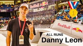 Danny Leon at Redbull Simple Session Skate Contest (All Runs)