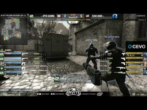 IBP Invite Spring CS:GO 2017 - Team Liquid vs Optic Gaming - Map 2 - Semi-Final