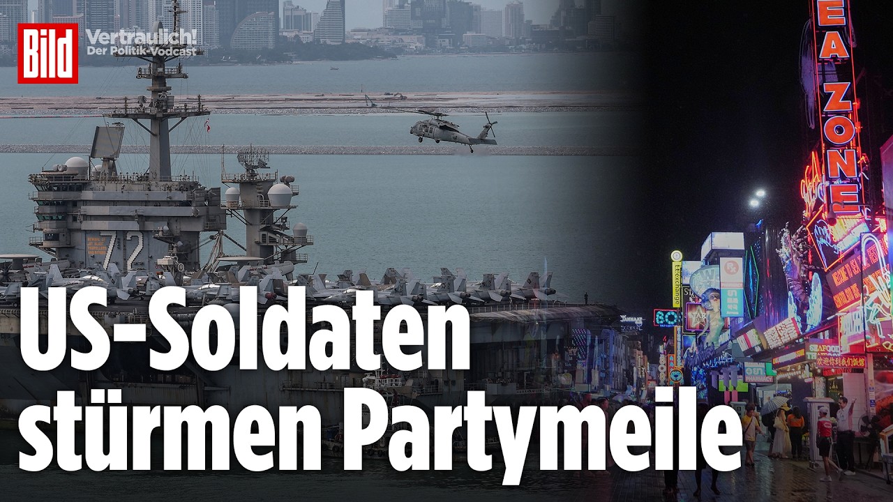 THAILAND: 250 Tage auf See – 5000 US-Soldaten stürmen Pattayas berüchtigte Partymeile | Vertraulich