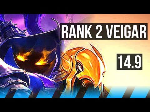 VEIGAR vs AZIR (MID) | Rank 2 Veigar, 66% winrate, 10/2/6, Dominating | EUW Challenger | 14.9