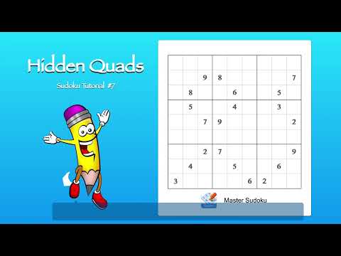 The Sudoku Trick All Solvers Must Know | Hidden Quads Technique | Sudoku Tricks | Sudoku Tutorial