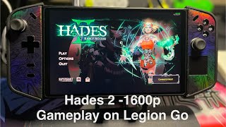 Legion Go Hades 2 Early Access 1600p Gameplay