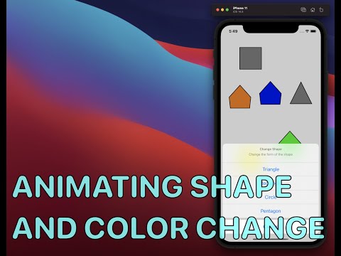 Animating Shape and Color Change - Draw Part 3
