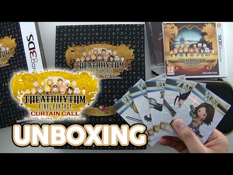 Theatrhythm Final Fantasy Curtain Call Collector's Edition Unboxing