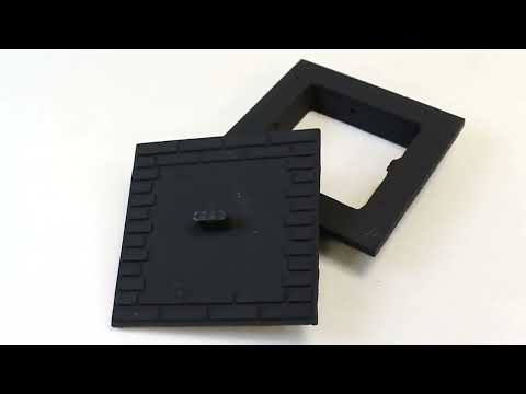 Дверца для печи прочистная чугунная, "Замковая" - фото 1 - id-p1430526299