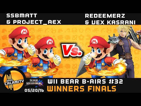WBB #32 | CT Vex Kasrani & RedeemerZ vs Project_AEX & SSBMatt - Winners Finals - Sm4sh Doubles
