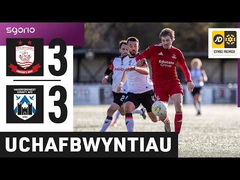 Uchafbwyntiau | Highlights: Cei Connah 3-3 Hwlffordd | Cymru Premier JD
