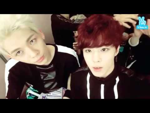 [V App] 150904 UP10TION in Music Bank Waiting Room Part 2/2