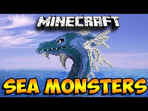 BeckBroJack - Minecraft Mods: Sea Monsters - Sea Serpents, Swordfish & More! (Minecraft Mod Showcase)