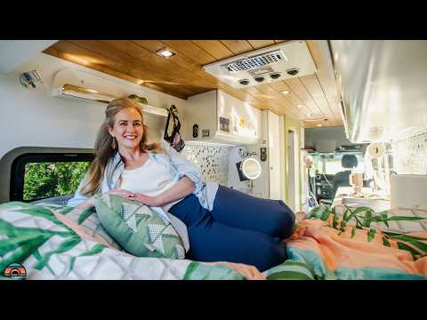 She Downsized to her Dream Camper Van Tiny Home