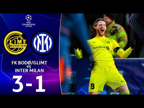 Bodø/Glimt vs Inter | 3-1 | Highlights | UEFA Champions League 2025/26 | bodo glimt inter