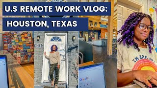 Remote (social) work diaries 🇺🇸: working remotely in houston, texas, wanderstay hostel (black-owned)