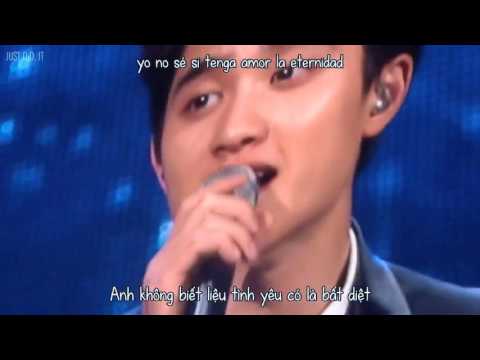 [Vietsub+spanish] "Sabor a mi" EXO-K (141030 Music Bank in Mexico) Andre ArGrady