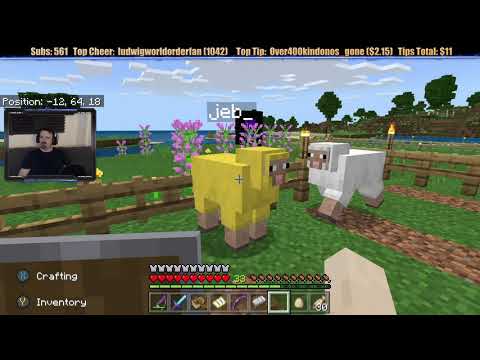 Minecraft "Chill Stream" Sept. 1, 2019 pt2 - Village Arrival, and Then...A Cruel Fate!
