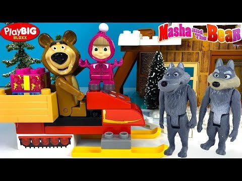 MASCHA UND DER BÄR GESCHICHTE - DAS SCHNEEMOBIL VOM BÄR & DIE KLEINE HELDIN UND DER HASE