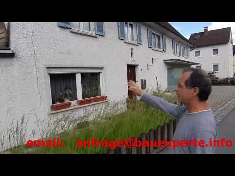 gefährliche Risse - SETZUNGSRISSE erklärt, BEWERTUNG VON RISSEN vom Baugutachter