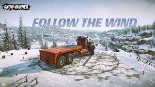 SNOWRUNNER: Follow the Wind Mission in Quebec Region | Kenworth 963
