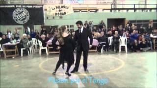 MARIA Y CARLOS RIVAROLA Bailando VIEJA DANZA QUERIDA en la MILONGA DEL MORAN