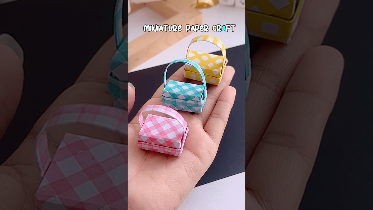 Miniature Paper Craft 😍✨#shorts #art #diy #muktaartandcraft #youtubeshortsindia