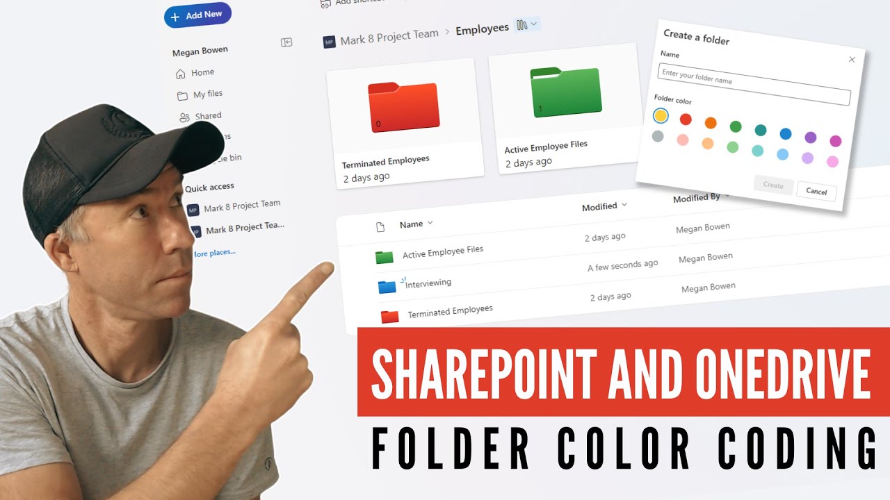Script Samples that creates a Colored Folder on OneDrive and SharePoint