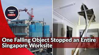 Chong Pang City Construction Resumes After Metal Bar Damaged Yishun HDB Roof