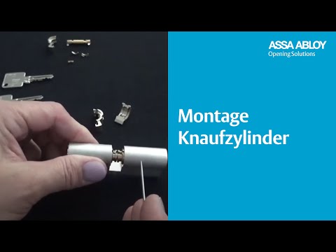 SK6 - Montage eines Knaufzylinders in Länge 40/40