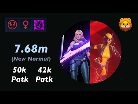 Valkyrie & X-23 7.68m | Combat Female ABX (Burn)