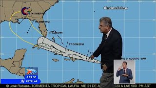 Dr. José Rubiera -ALERTA Tormentas tropicales Caribe 22-8-20