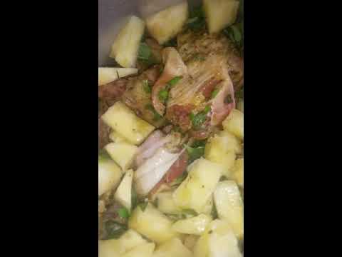 Bajan pot pork with herbert sweetfadays