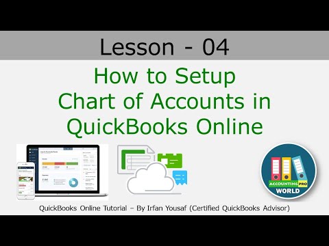 04 - How to Setup Chart of Accounts in QuickBooks Online
