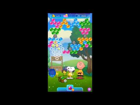Snoopy Pop Bubble Shooter Level 25 by Jam City Gameplay