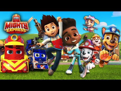 Max & Ryder's Biggest Missions! Mighty Express Trains + PAW Patrol #20 - Mighty Express Official