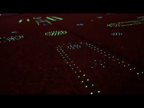 Innoventions West sidewalk lights, EPCOT