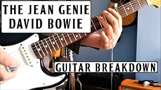 JEAN GENIE, David Bowie, Mick Ronson - Guitar Breakdown
