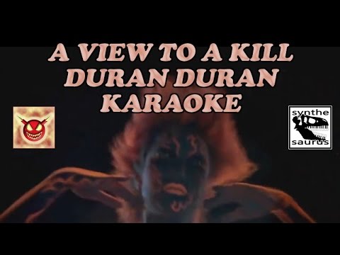 🎹 A View to a Kill Duran Duran karaoke instrumental cover with lyrics