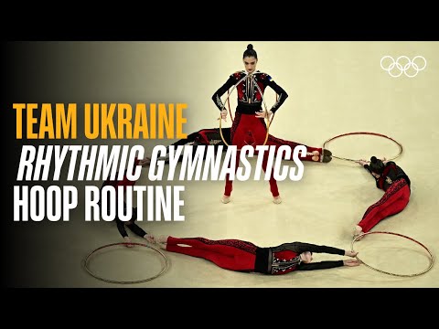 Ukraine's Rhythmic Gymnastics Hoop Routine | Music Monday |  #Paris2024