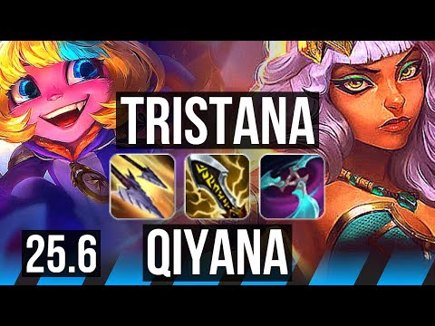 TRISTANA vs QIYANA (MID) | 53k DMG | BR Challenger | 25.6