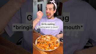 Do you bring SPOON to your MOUTH? Or MOUTH to your SPOON, when eating?😂❤️🍝 | CHEFKOUDY