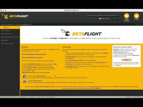 Betaflight 4.3.0 Upgrade Firmware & Setup