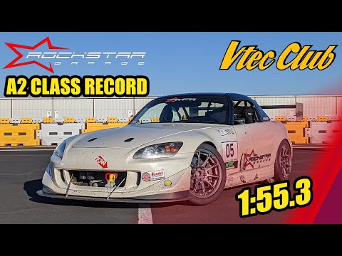 VTEC Club A2 Class Record - Rockstar Garage S2000 - Chuckwalla CW - 1:55.3