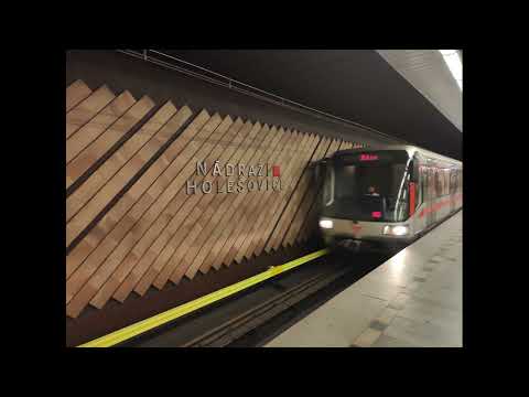 Metro C v Úseku Háje - Nádraží Holešovice (Audio)