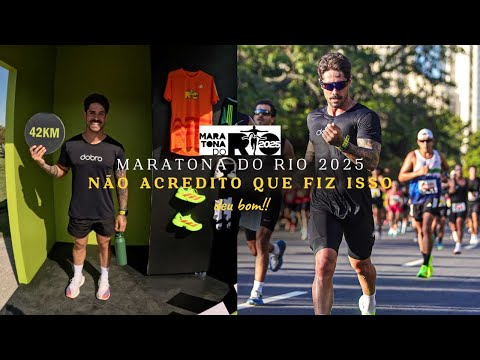 MARATONA DO RIO 2025 - NÃO ACREDITO QUE FIZ ISSO