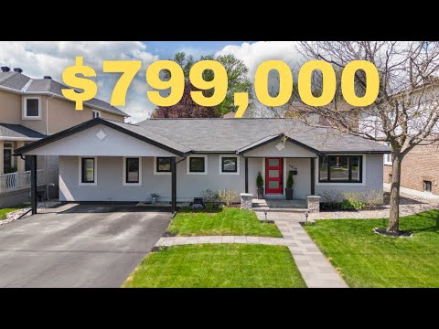 Inside A $800,000 Bungalow With A RENOVATED Kitchen In Ottawa's Blossom Park