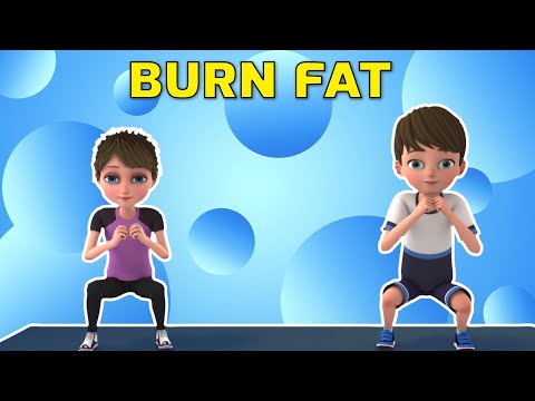Burn Fat: Kids Exercises At Home - Fun Workout | Kids Exercise
