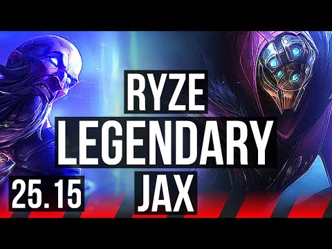 RYZE vs JAX (TOP) | 10/0/7, 65% winrate, Legendary | EUW Master | 25.15