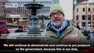 Peter Eisenstein calling for free Palestine