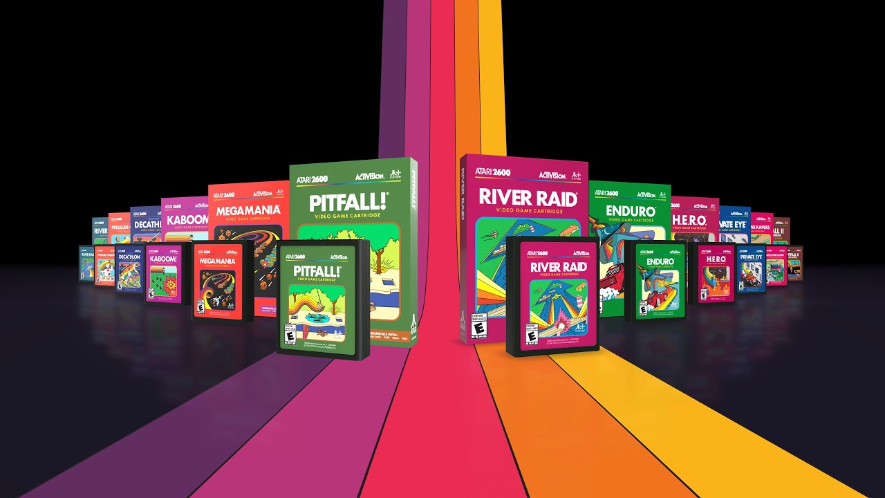 Video de YouTube: Atari y Activision reeditarán 39 clásicos de Atari 2600 en cartuchos físicos